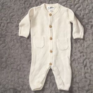 Cherokee 100% Cotton LS & Long Leg Onesie 3M